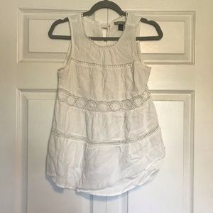 Daniel Rainn White Maternity Top